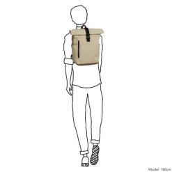 New Daniel Ray Wangaratta Rolltop Backpack XL beige