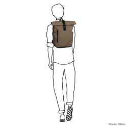 Best Daniel Ray Wangaratta Rolltop Backpack XL taupe