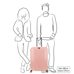 Sale Decent Axiss-Fix 4 Wiel Trolley 68 licht roze