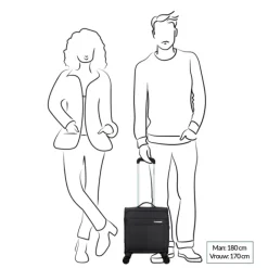 Decent D-Upright Underseater Trolley 42cm dark blue