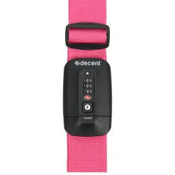 Discount Decent Luggagestrap TSA-Lock pink