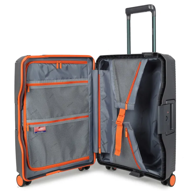 Decent Smart Cabin Trolley 55 anthracite