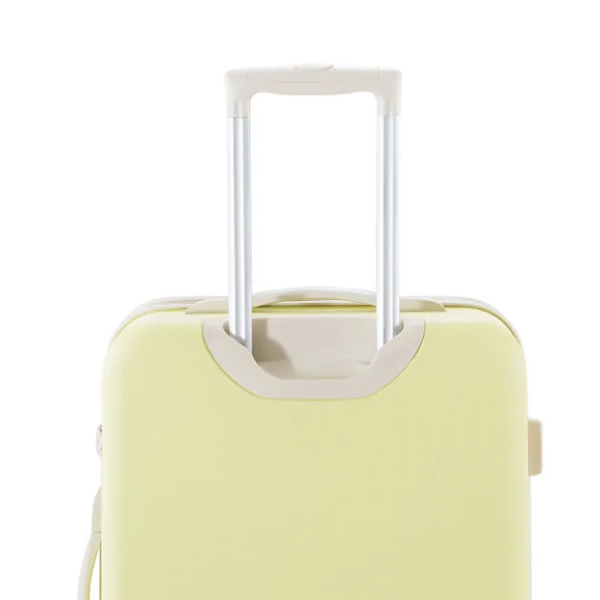 Best Decent Star-Maxx Handbagage Trolley 55 pastel geel