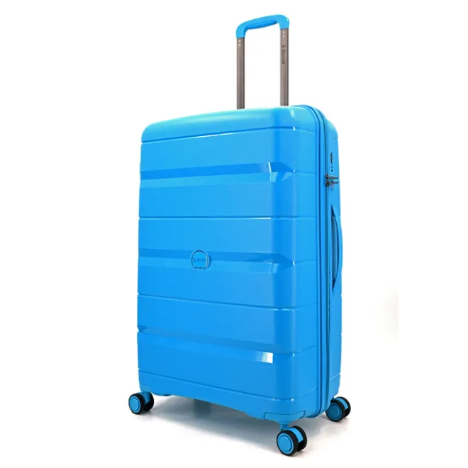 Sale Decent Straight-Line Large Trolley petrol blue