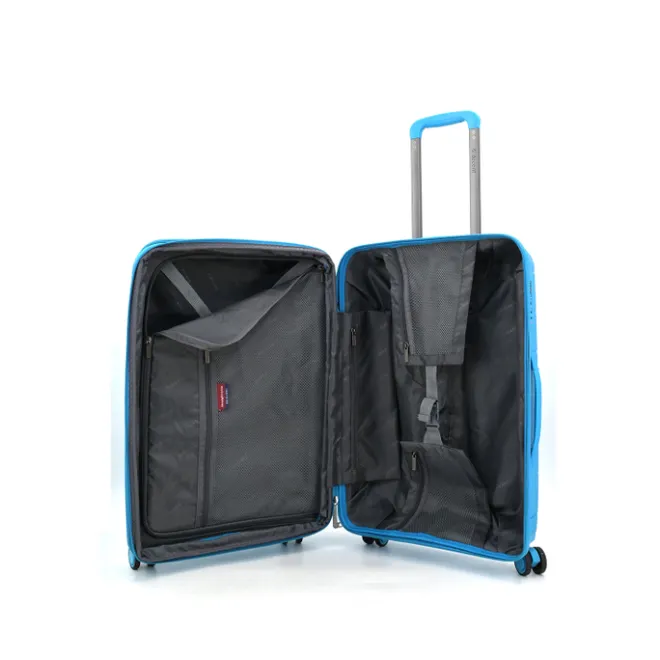 Sale Decent Straight-Line Medium Trolley petrol blue