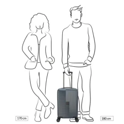Decent Tourister Cabin Trolley 55/35 blue