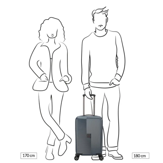 Decent Tourister Cabin Trolley 55/35 blue