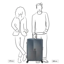 Hot Decent Tourister Large Trolley 76 blue