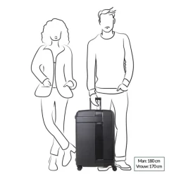 Best Decent Transit 2.0 Medium Trolley 4 Wheels black