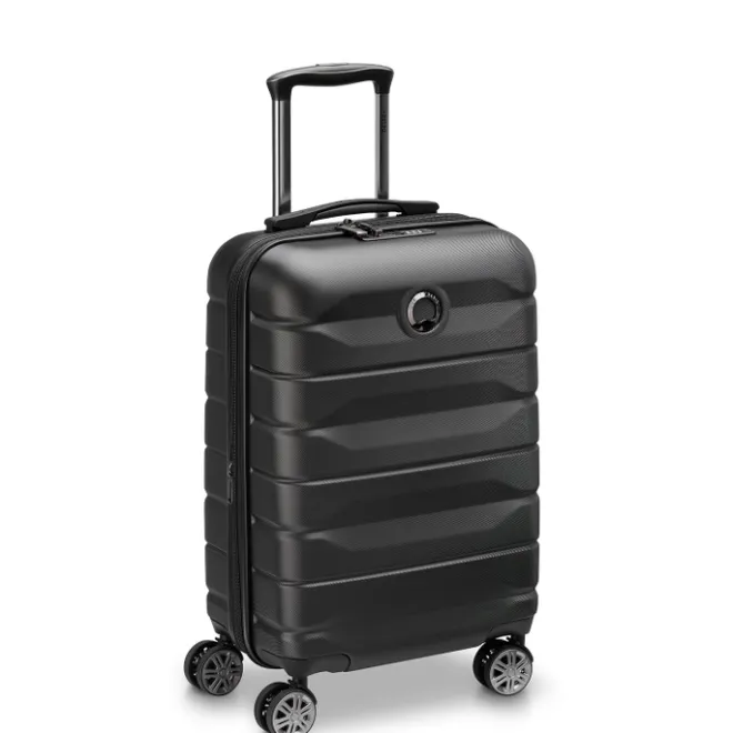 Discount Delsey Air Armour 4 Wheel Slim Cabin Trolley 55/40 black
