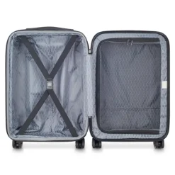 Discount Delsey Air Armour 4 Wheel Slim Cabin Trolley 55/40 black