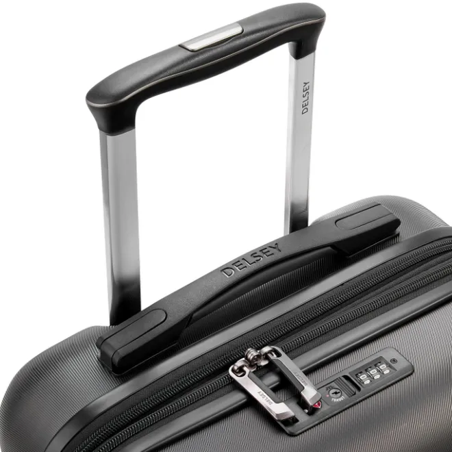 Discount Delsey Air Armour 4 Wheel Slim Cabin Trolley 55/40 black