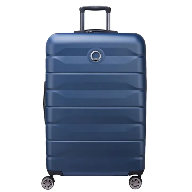 Best Delsey Air Armour 4 Wheel Large Trolley 77 Expandable night blue