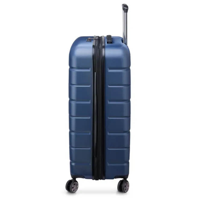 Best Delsey Air Armour 4 Wheel Large Trolley 77 Expandable night blue