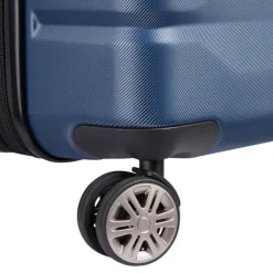Best Delsey Air Armour 4 Wheel Large Trolley 77 Expandable night blue