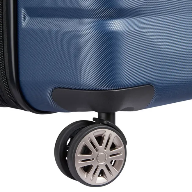 Best Delsey Air Armour 4 Wheel Large Trolley 77 Expandable night blue