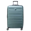 Delsey Air Armour 4 Wheel Large Trolley 77 Expandable light green