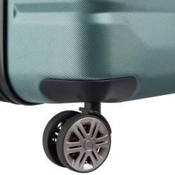 Delsey Air Armour 4 Wheel Large Trolley 77 Expandable light green