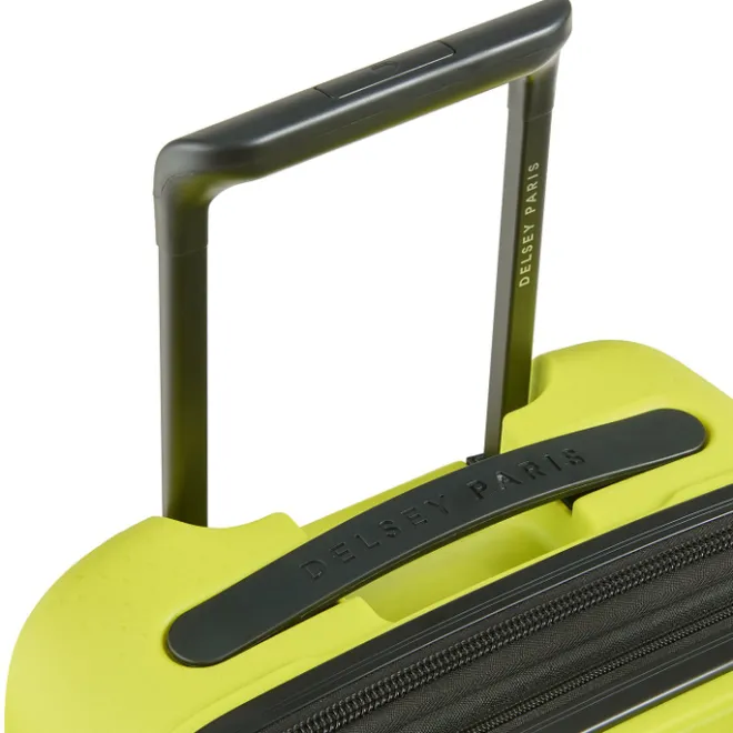 Clearance Delsey Belmont Plus MR Cabin Trolley 55/35 Expandable green chartreuse