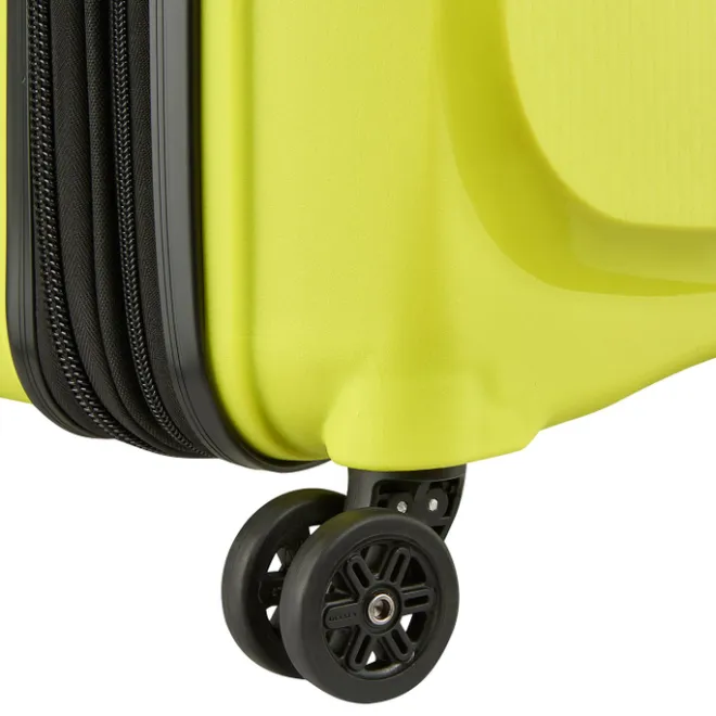 Clearance Delsey Belmont Plus MR Cabin Trolley 55/35 Expandable green chartreuse