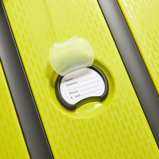 Clearance Delsey Belmont Plus MR Cabin Trolley 55/35 Expandable green chartreuse