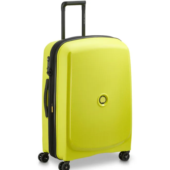 Discount Delsey Belmont Plus MR Trolley M Expandable green chartreuse