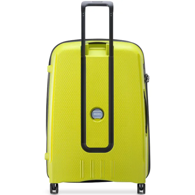 Clearance Delsey Belmont Plus MR Trolley L Expandable green chartreuse