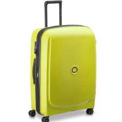 Clearance Delsey Belmont Plus MR Trolley L Expandable green chartreuse