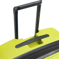 Clearance Delsey Belmont Plus MR Trolley L Expandable green chartreuse