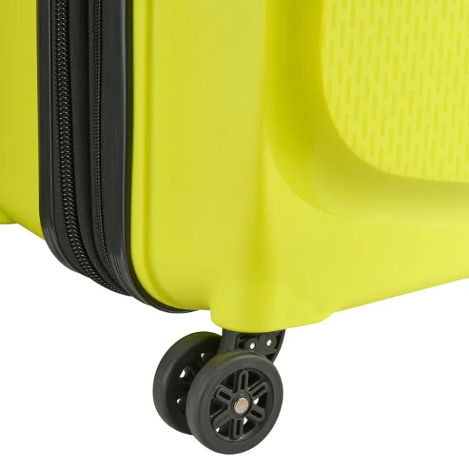 Clearance Delsey Belmont Plus MR Trolley L Expandable green chartreuse