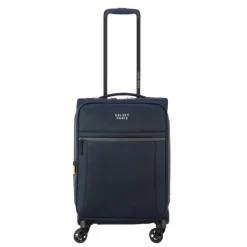 Clearance Delsey Brochant 3 Cabin Trolley 55 Expandable navy blue