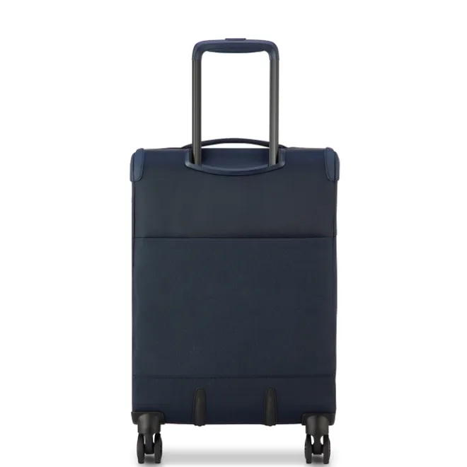 Clearance Delsey Brochant 3 Cabin Trolley 55 Expandable navy blue