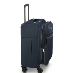 Clearance Delsey Brochant 3 Cabin Trolley 55 Expandable navy blue
