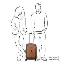 Hot Delsey Chatelet Air 2.0 Cabin Trolley 55 brown