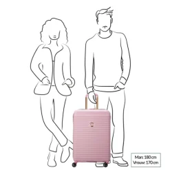 Delsey Freestyle 4 Wheel Trolley 67 paonie