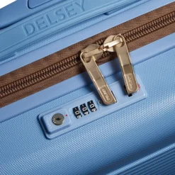 Discount Delsey Freestyle 4 Wheel Trolley 76 himmelblau