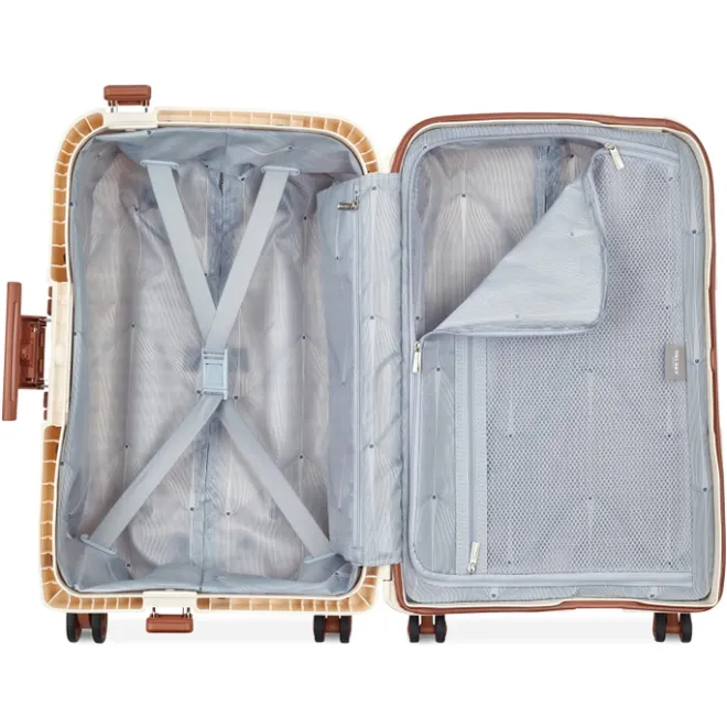 Sale Delsey Moncey 4 Wheel Cabin Trolley 55/35 angora
