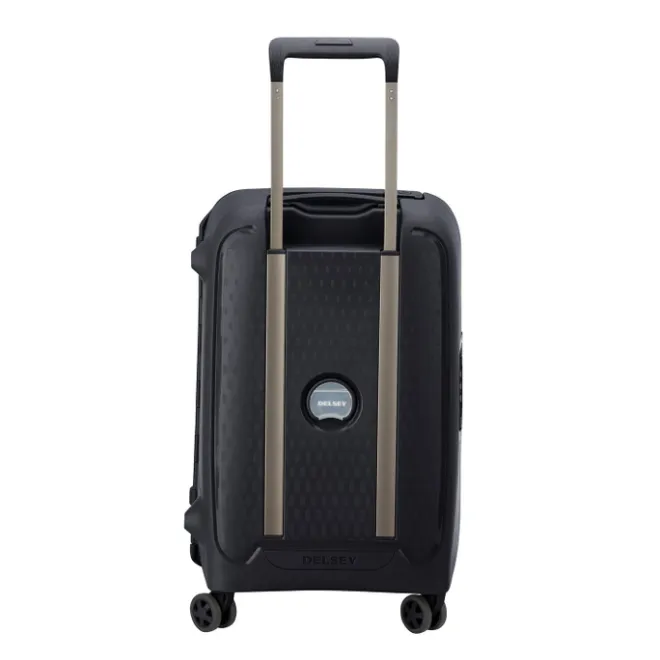 Clearance Delsey Moncey 4 Wheel Cabin Trolley 55/35 Black