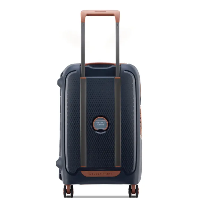 Best Delsey Moncey 4 Wheel Cabin Trolley 55/35 navy blue