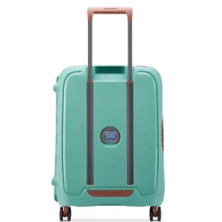 Clearance Delsey Moncey 4 Wheel Slim Cabin Trolley 55 almond