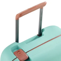 Clearance Delsey Moncey 4 Wheel Slim Cabin Trolley 55 almond