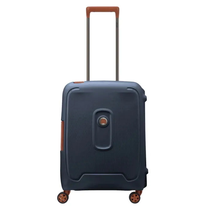 Best Delsey Moncey 4 Wheel Slim Cabin Trolley 55 cm ink blue