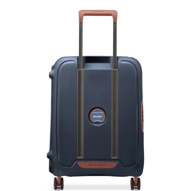 Best Delsey Moncey 4 Wheel Slim Cabin Trolley 55 cm ink blue