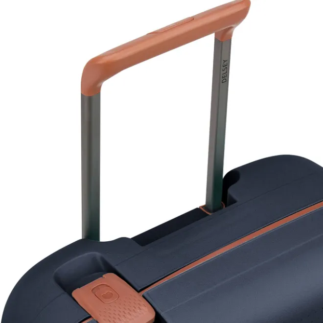Best Delsey Moncey 4 Wheel Slim Cabin Trolley 55 cm ink blue