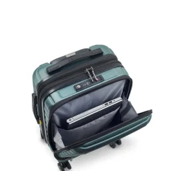 Online Delsey Shadow 5.0 Cabin Trolley Front Pocket 55 Expandable green