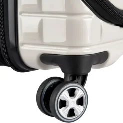 Outlet Delsey Shadow 5.0 Cabin Trolley Front Pocket 55 Expandable ivory