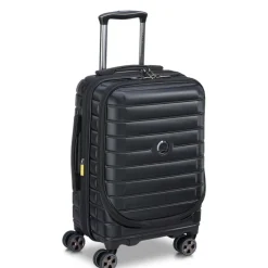 Online Delsey Shadow 5.0 Cabin Trolley Front Pocket 55 Expandable black