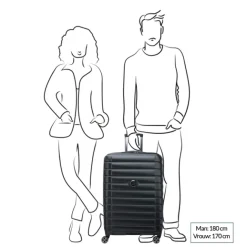 Discount Delsey Shadow 5.0 Trolley 75 Expandable black