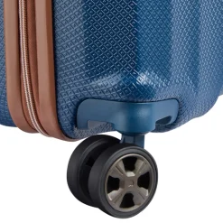 Best Delsey St Tropez 4 Double Wheels Slim Cabin Trolley 55 navy