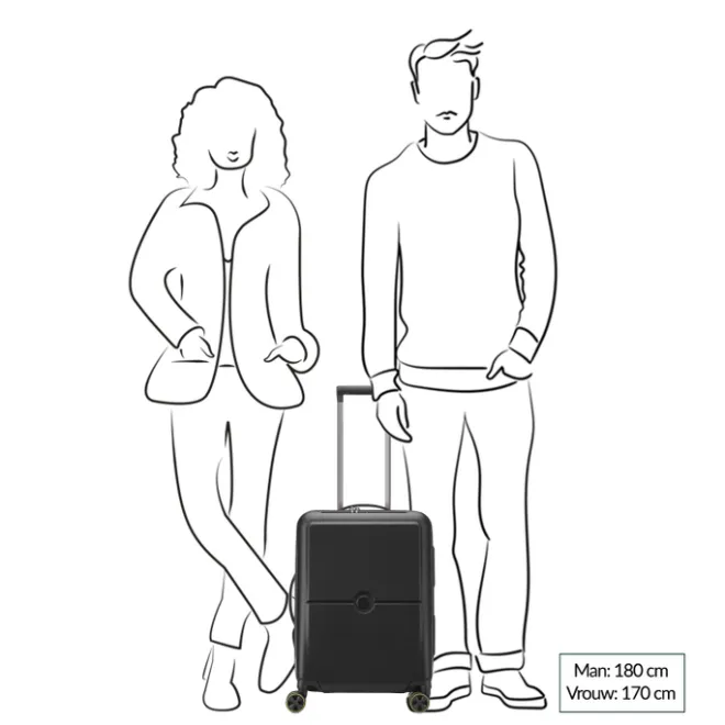Clearance Delsey Turenne 2.0 Cabin Trolley S 55/40 black